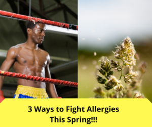 Read more about the article 3 Ways to Fight your Allergies this Spring!!